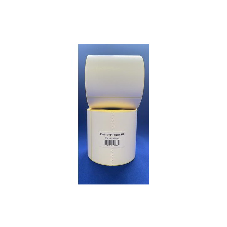 Etikett 100 x 100 mm Thermo (600 etikett / tekercs) (5998377104665)