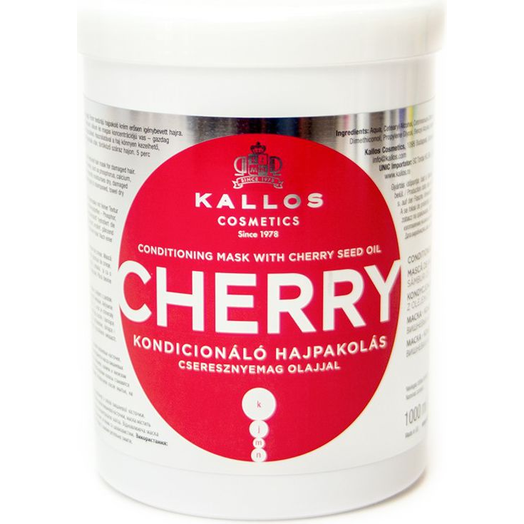 KALLOS KJMN Cherry Conditioning Mask 1000 ml (0000016279)