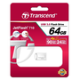 Pendrive Transcend JetFlash 710s 64 GB USB 3.0 strieborný