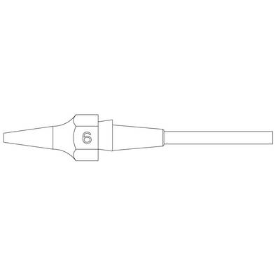 Weller XDS 6 SAUGDÜSE O0,7XO1,9 L=16,5MM VERP. Szívó dűzni 1 db (T0051325599)
