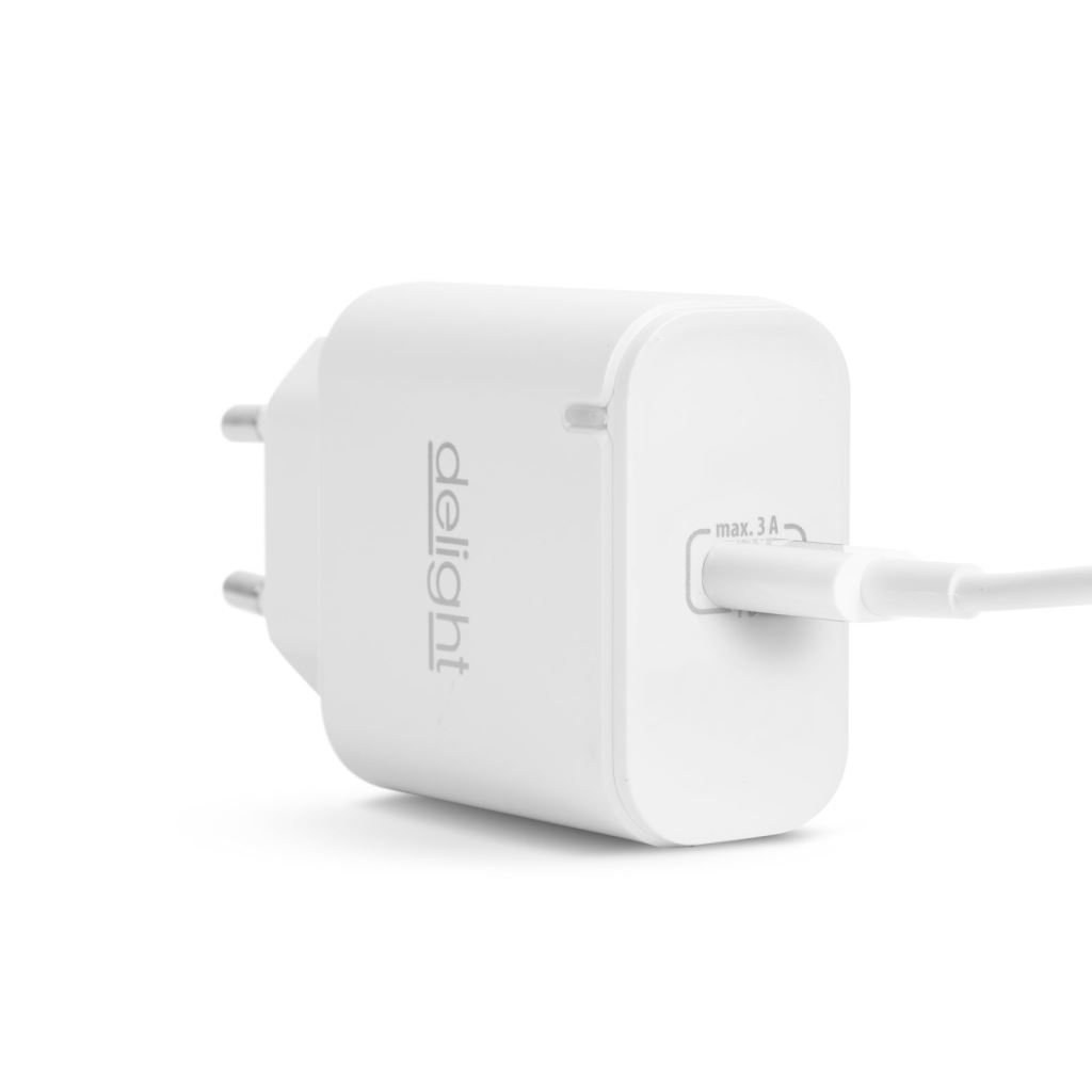 Delight 55046WH hálózati adapter USB-C fehér (55046WH)