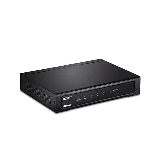 TRENDnet TEG-S51SFP Gigabit 4 portos + 1 SFP switch