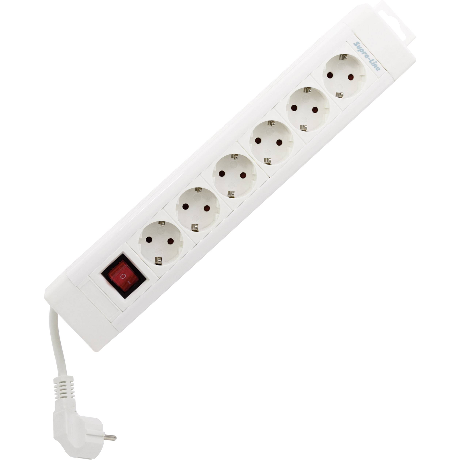 REV Supraline 250V Elosztó 6 aljzatos 2.4m - Fehér (0014612113)