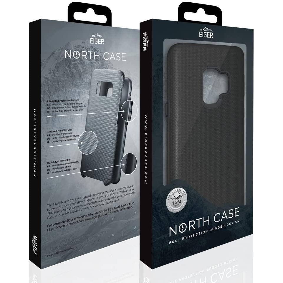 Eiger North Case Apple iPhone SE (2020) / iPhone 8 / iPhone 7 Védőtok - Fekete (EGCA00102)