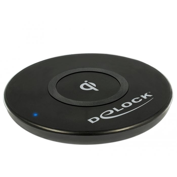 Delock vezeték nélküli gyorstöltő fekete (65917) (Delock 65917)
