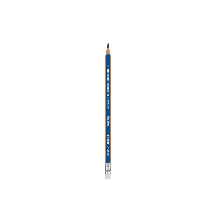 Maped Black'Peps Navy HB háromszögletű Grafitceruza radírral (6 db / csomag) (851811)