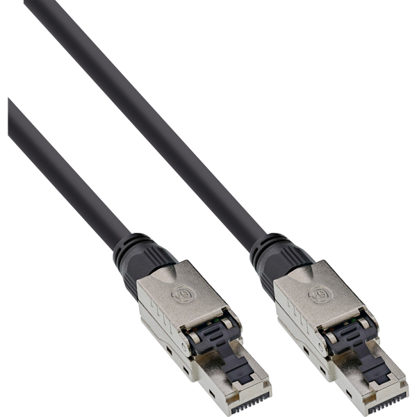 InLine 77870S cabluri de rețea Negru 70 m Cat6a U/UTP (UTP)