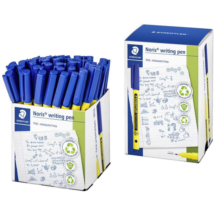 Staedler Noris 307-3 Fineliner toll - (Kék tinta / 0.6mm) - Sárga (307-3)
