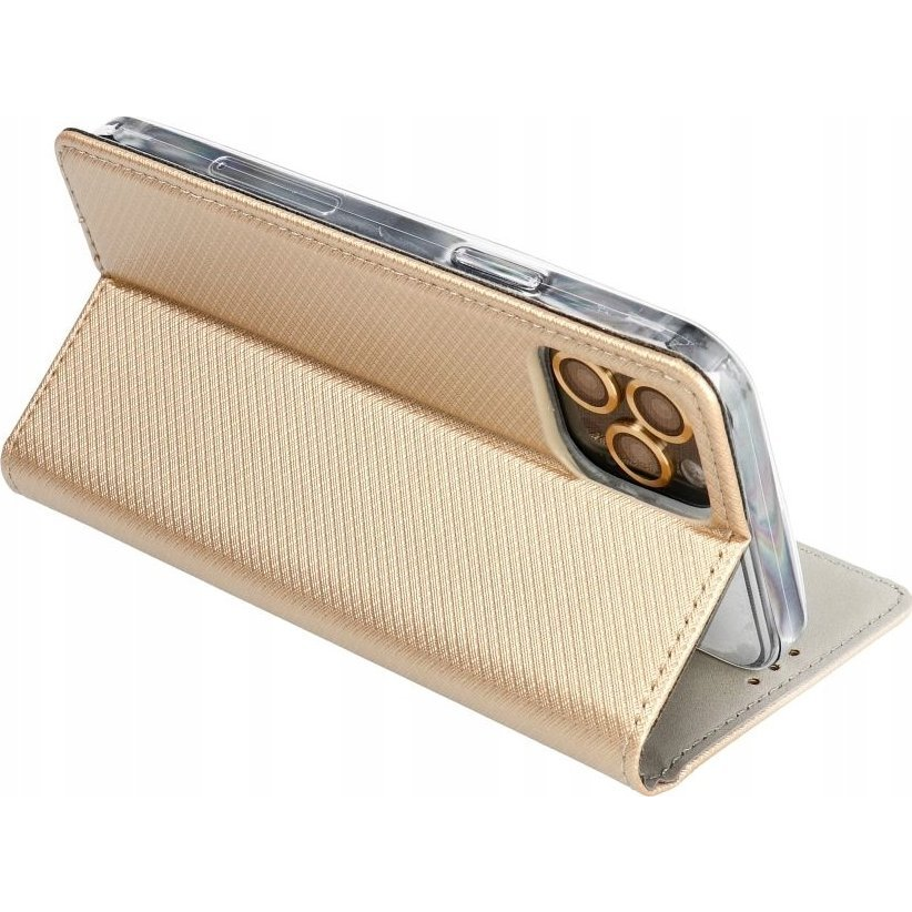 Magnet Xiaomi Redmi Note 13 4G mágneses flip tok, arany ( )