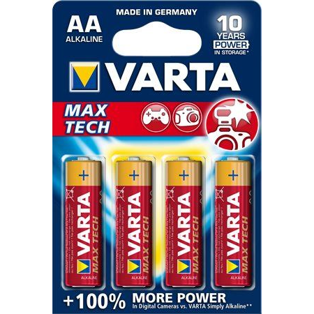 Varta MaxTech Alkáli elem AA/LR6 1.5 V (4db/csomag) (4706101404) (4706101404)