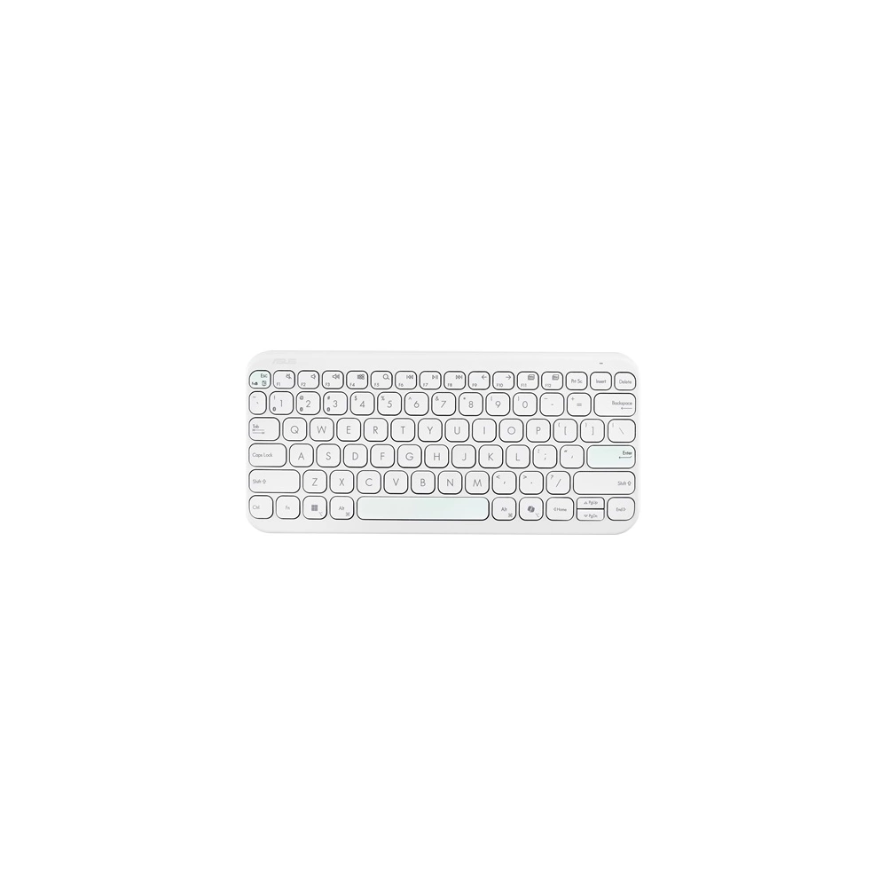 Клавиатура ASUS Marshmallow KW100, унгарска подредба, бяла