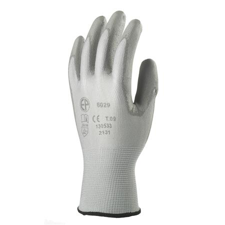 Europrotection 6127/6027 Szerelőkesztyű tenyéren mártott 7-es méret - Szürke (10 pár) (6127/6027)