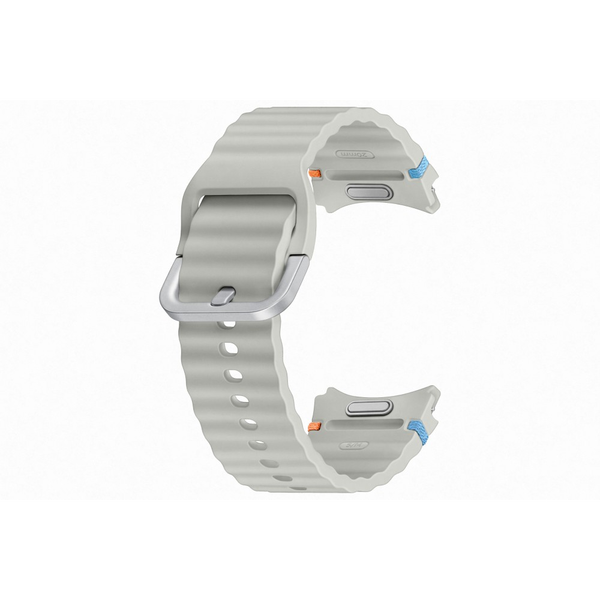 Řemínek Samsung Sport Band 20mm S/M stříbrný pro Galaxy Watch7 4/5/6