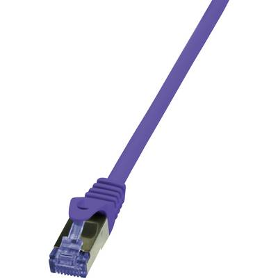 LogiLink PrimeLine - patch cable - 1 m - violet