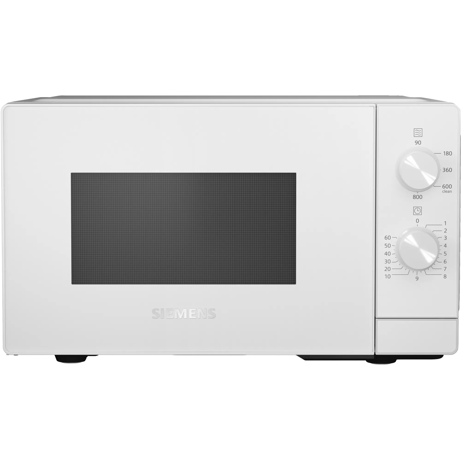 Siemens iQ300 FF020LMW0 mikróhullámú sütő Szabadonálló Egyszerű mikrohullámú sütő 20 L 800 W Fehér (FF020LMW0)