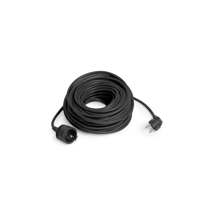 Delight 20504BK 250V Hálózati lengő hosszabbító 10m - Fekete (20504BK)