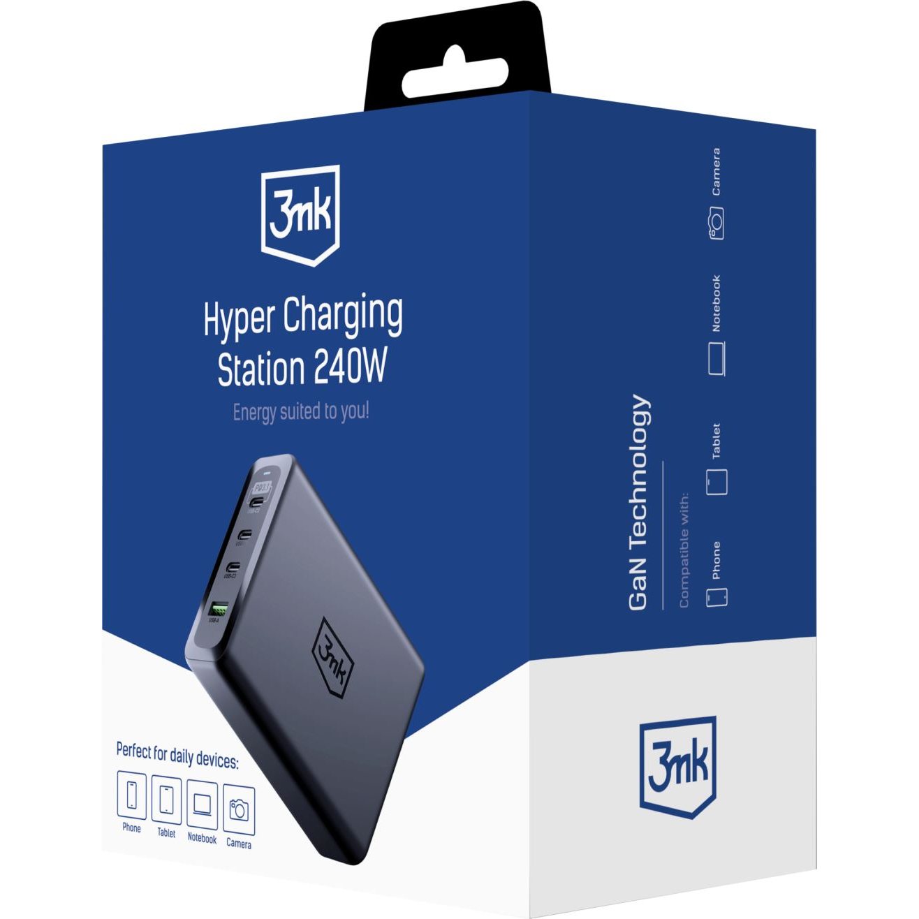 3mk Hyper Charging Station töltőállomás 240W (3MK515146) (3MK515146)
