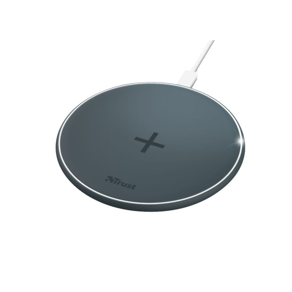 Trust 23864 зарядно за мобилни устройства Смартфон Син Променлив ток (AC), USB Безжично зареждане Бързо зареждане На закрито