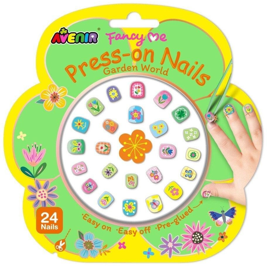 Felragasztható játék műköröm készlet, A kertben Avenir (6920773382568)