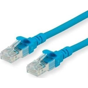 Patchcord Roline U/UTP 6a RJ45 / RJ45 0,3 m modrý