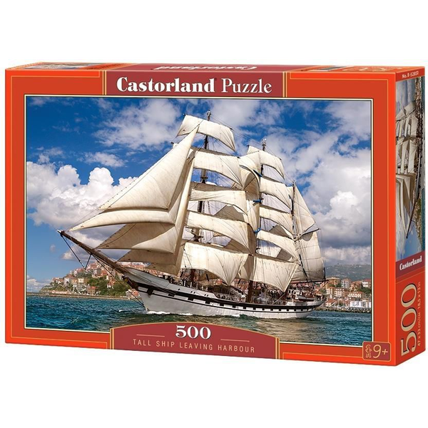 Castorland Tall Ship Leaving Harbour 500 pcs Puzzle 500 kusov Lode