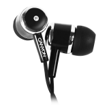 CANYON Stereo earphones with microphone, Black (CNE-CEPM01B)