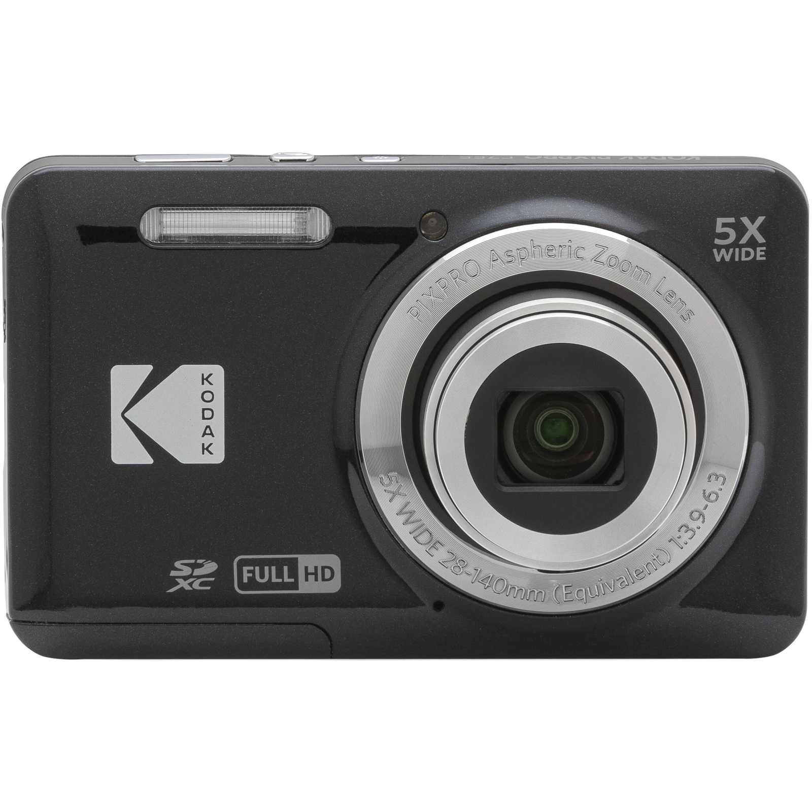 Kodak Pixpro FZ55 Kompakt Digitális fényképezőgép - Fekete (KO-FZ55BK)