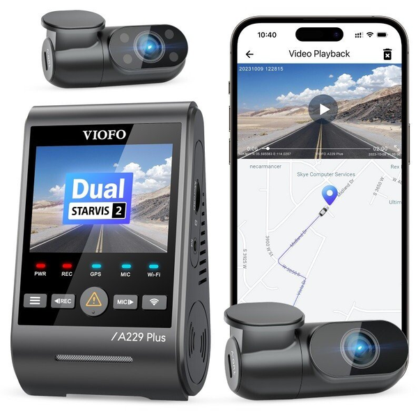 VIOFO A229 Plus 3CH Dash Cam Black