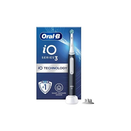 Oral-B iO 3 Matte Voksen Vibrerende tandbørste Sort, Hvid