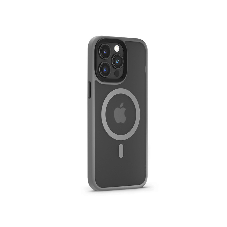 Devia Pino Series Magnetic ütésálló tok - Apple iPhone 15 Pro Max - szürke (ST392764)