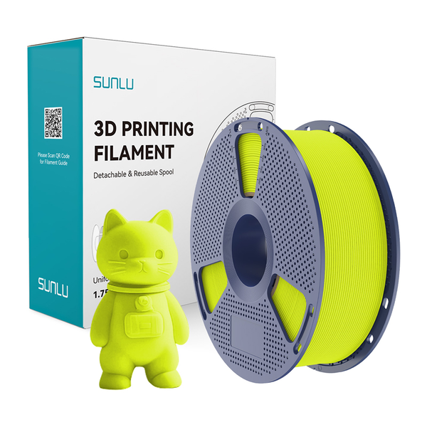 SUNLU PLA matt filament világoszöld 1kg 175mm PLA M SG