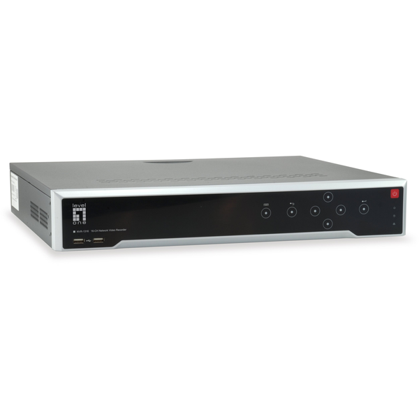 LevelOne NVR-1316 Netværk videooptager (NVR) Sort