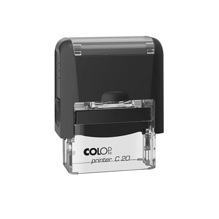 COLOP Bélyegző, "Printer C 20", fekete cserepárnával (IC1522000U) (IC1522000U)