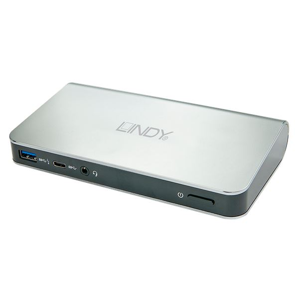 Lindy 43234 laptop dock & poortreplicator Bedraad USB 3.2 Gen 1 (3.1 Gen 1) Type-C Wit