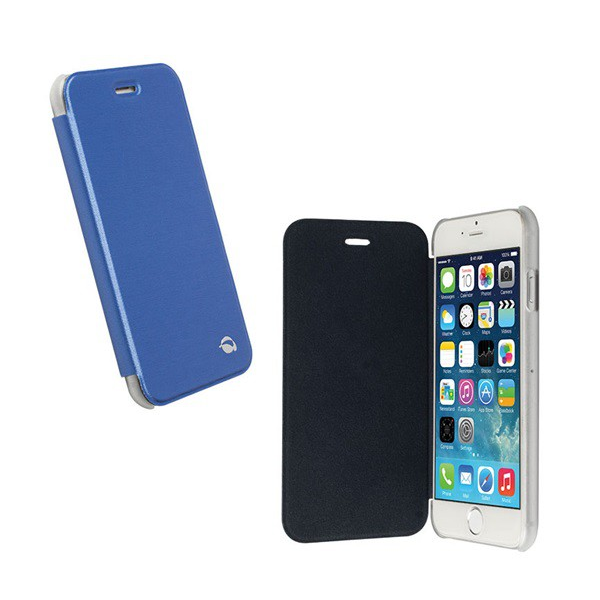 KRUSELL FlipCover BODEN műanyag telefonvédő (FLIP, átlátszó hátlap, oldalra nyíló) KÉK [Apple iPhone 6S 4.7]