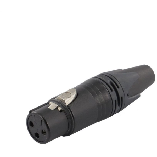 Equip 147931 ενωτικό καλωδίων 3-Pole XLR Μαύρος (Μαύρο)