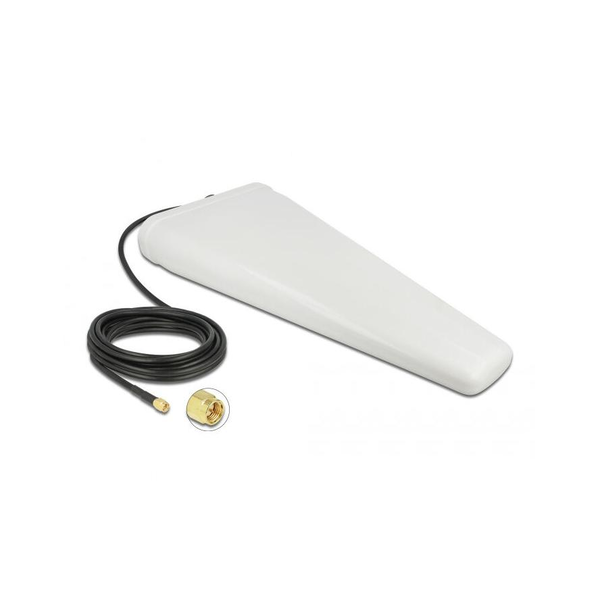 Delock 12002 RG-58 5m fehér LTE antenna