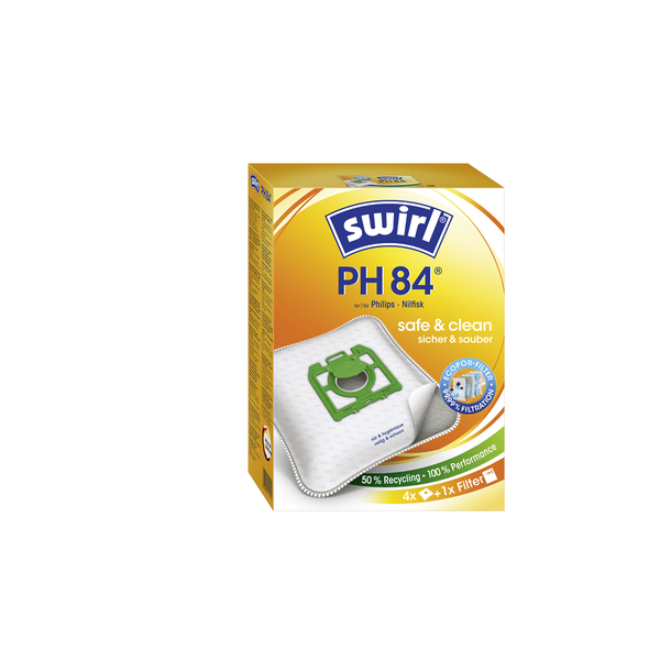 Комплект от 4 торби за прахосмукачка Swirl PH 84 AirSpace