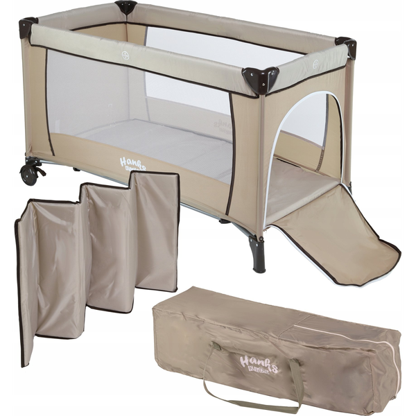  Hanks Kids ŁÓŻECZKO TURYSTYCZNE SIMPLE BEIGE HANKSKIDS