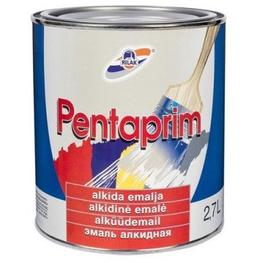  Rilak ALKYD ENAMEL PAINT PENTAPRIM 2,7L VALGE