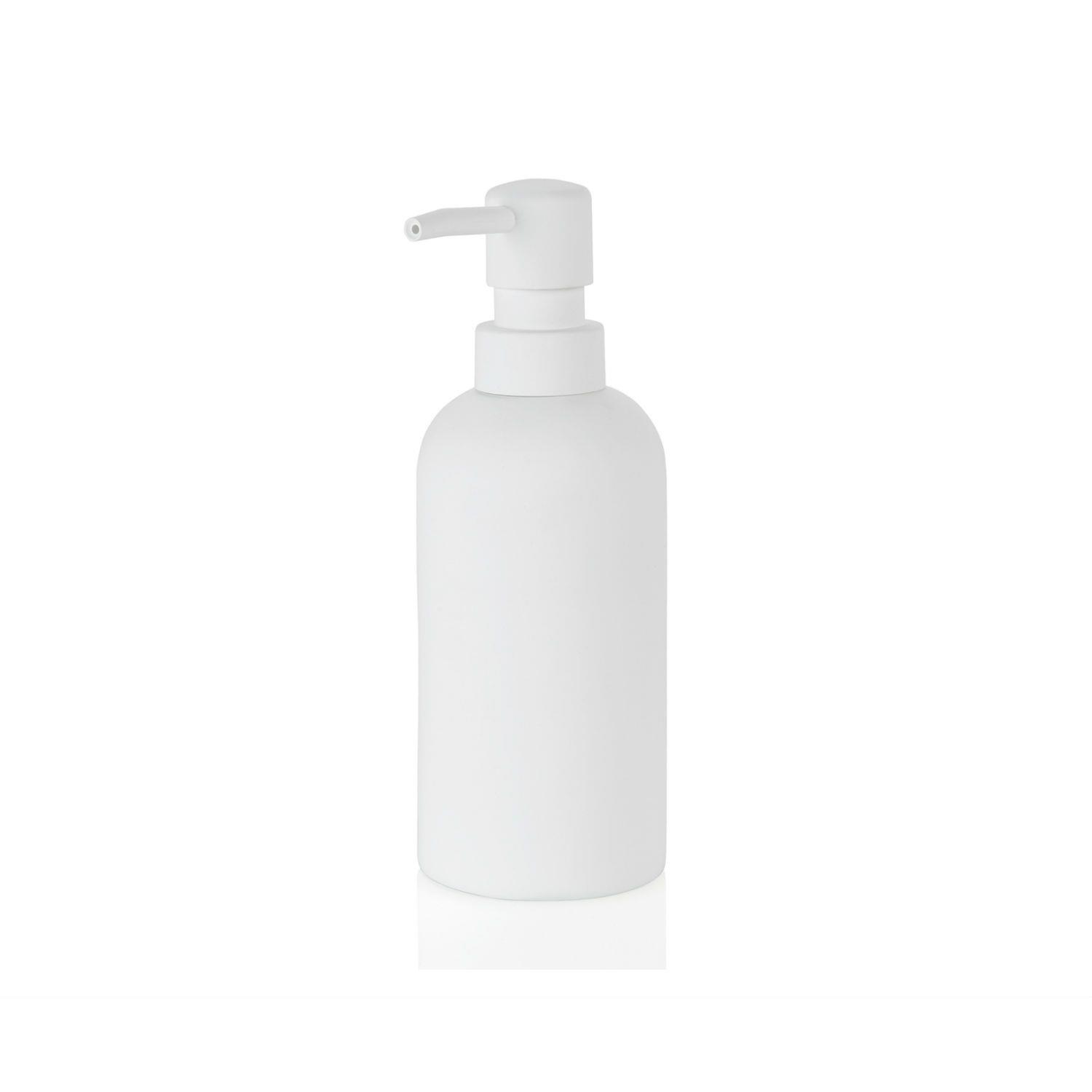 Andrea House Matte white dispenser with texture (BA67051)