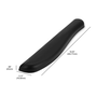 Kensington ErgoSoft opěrka zápěstí Elastomer, Gel, Termoplastický polyuretan (TPU) Černá