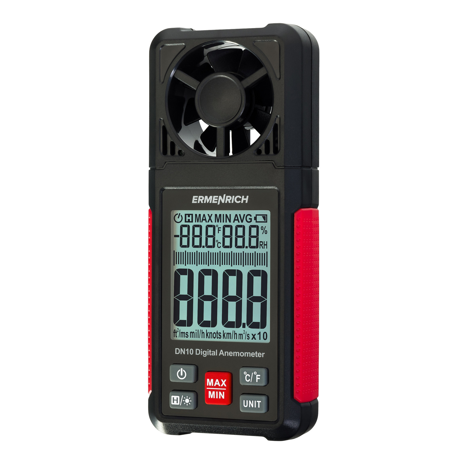 Ermenrich Seek DN10 digitális anemométer (L-82971)