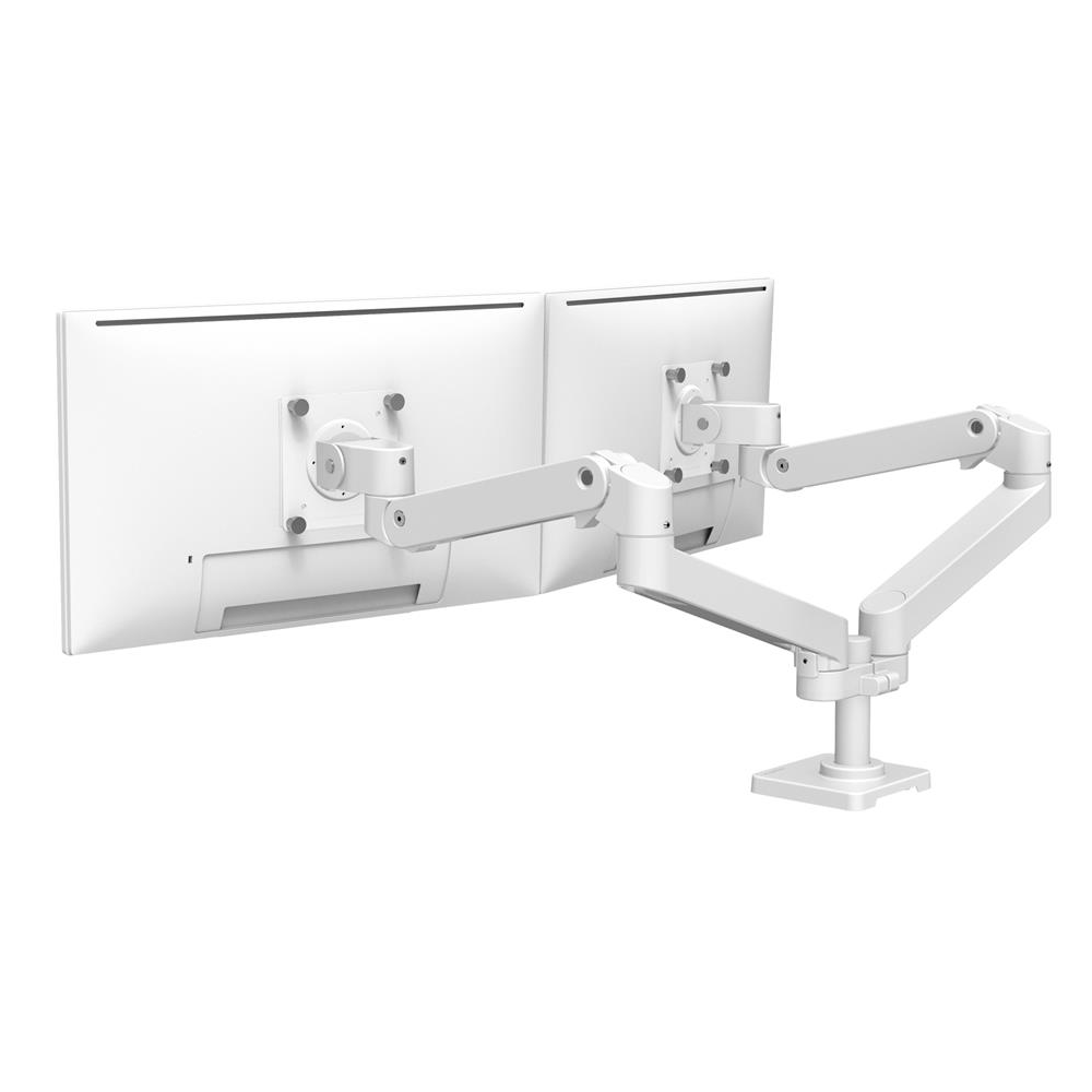 Ergotron LX PRO 17"-27" Monitor asztali tartó kar - Fehér (2 kijelző) (45-686-290)