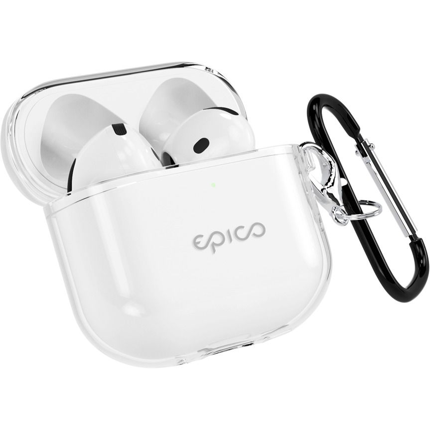 Epico Transparent Cover Airpods 4 - fehér átlátszó (9911101000019)