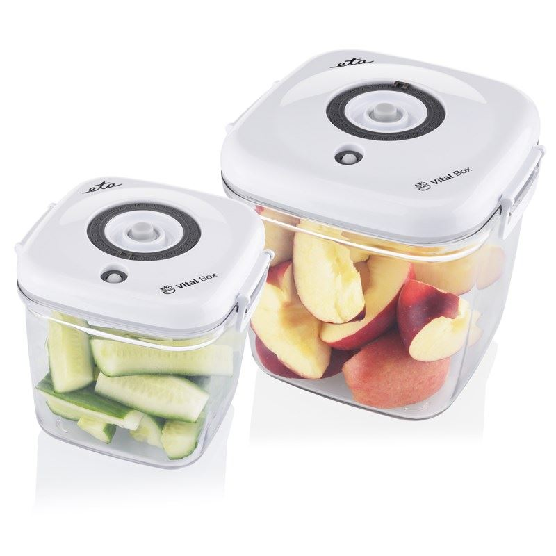 Eta Sada Vital Box élelmiszer tartó vákuumdoboz szett 1350ml és 2570ml (076290050) (ETA076290050)