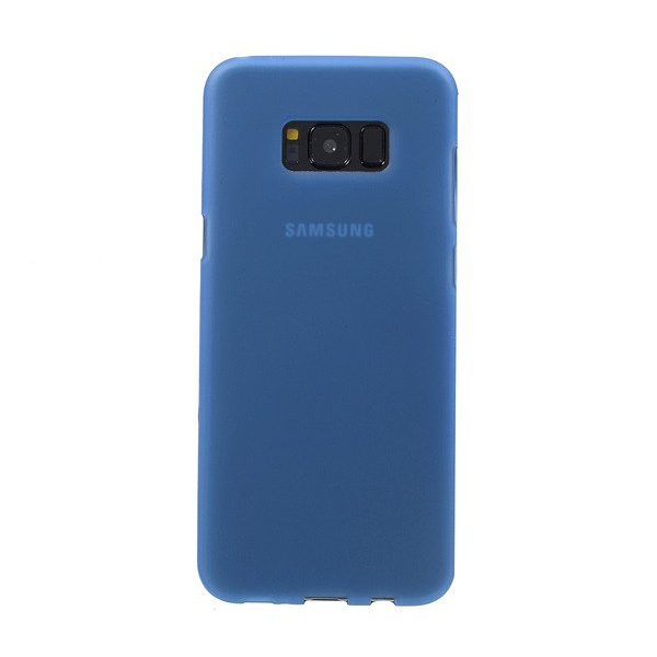 Szilikon telefonvédő (matt) KÉK [Samsung Galaxy S8 Plus (SM-G955)] (5996457692866)