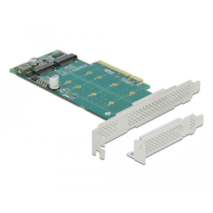 DeLock 2x M.2 NVMe bővítő kártya PCIe (89045) (delock89045)