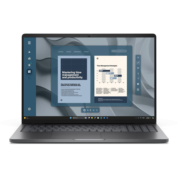 DELL Pro 16 PC16255 AMD Ryzen™ 5 PRO 230 Computer portatile 40,6 cm (16") Full HD+ 16 GB DDR5-SDRAM 1 TB SSD Wi-Fi 6E (802.11ax) Windows 11 Pro Ceco, Slovacco Nero