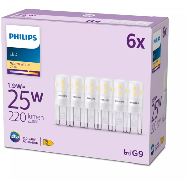 Philips 8720169302099 LED-lampe Varm hvid 2700 K 1,9 W E